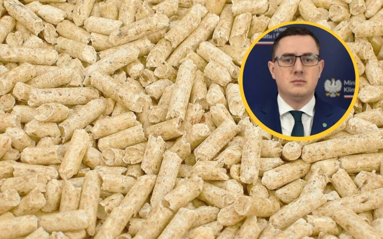 Pellety i Minister Energii Miłosz Motyka